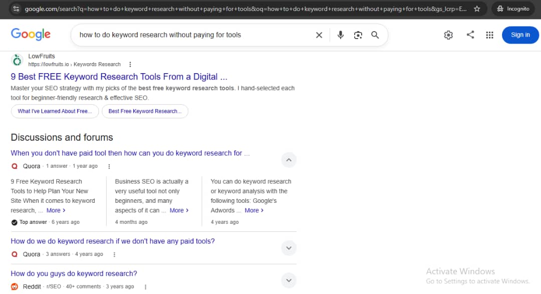 Evaluating search volume metrics and keyword difficulty metrics inside a modern SEO tool